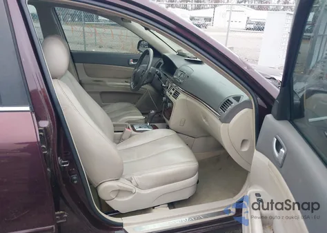 2006 Hyundai Sonata Gls V6/Lx V6 z USA, uszkodzony, nr VIN 5NPEU46F76H104087